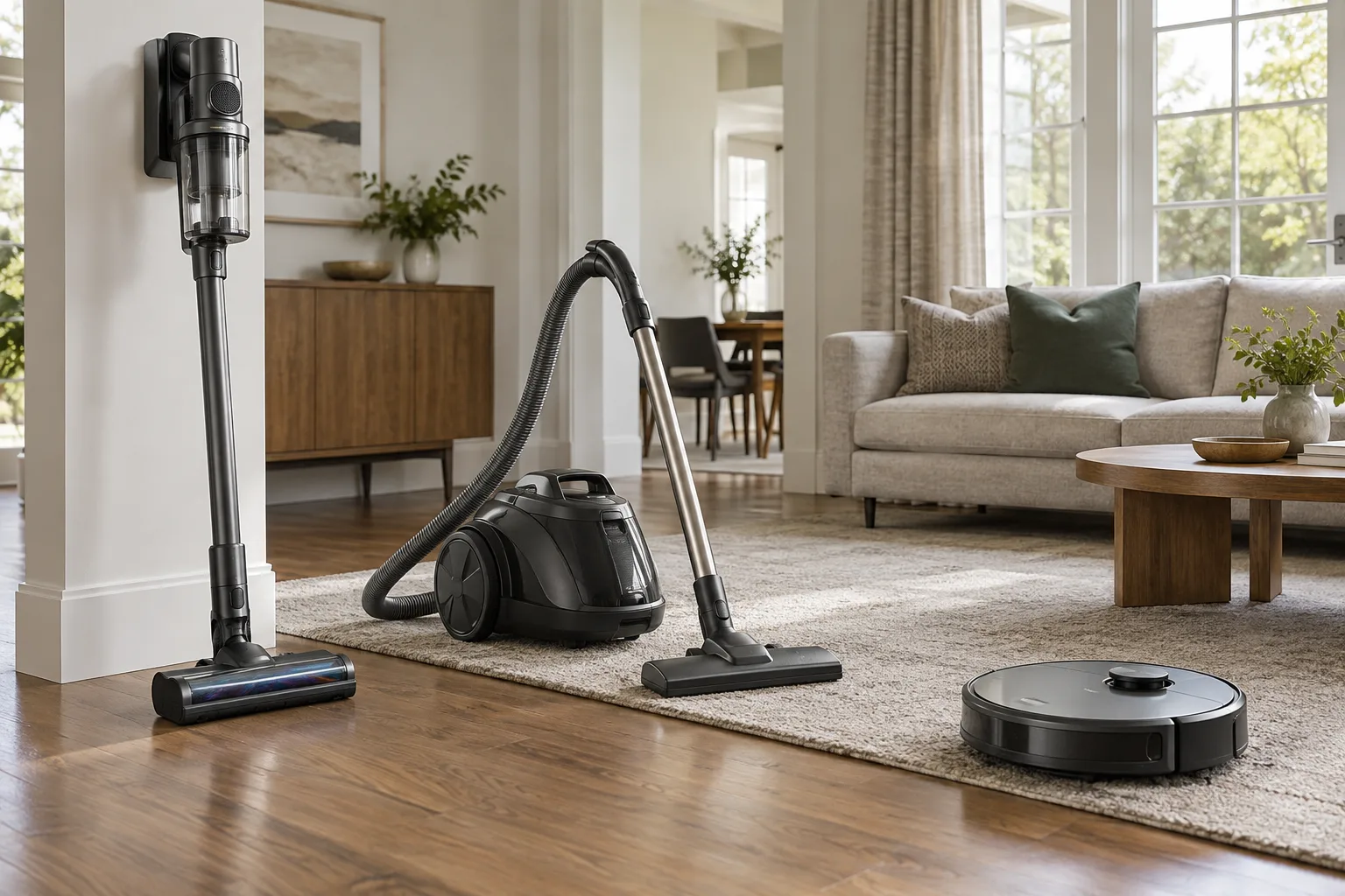 Floor care appliances in a professional residential environment